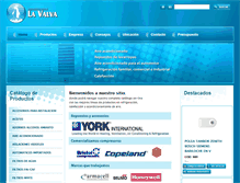 Tablet Screenshot of lavalva.com.ar